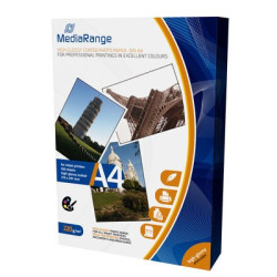 MediaRange DIN A4 Photo Paper for inkjet printers, high-glossy coated, 220g, 100 sheets