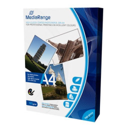 MediaRange DIN A4 Photo Paper for inkjet printers, high-glossy coated, 160g, 100 sheets