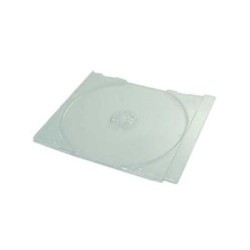 CD Tray for jewelbox, for 1 disc, machine packing grade, transparent 200uni