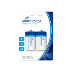 MediaRange Premium Pilhas Alkaline, Baby C|LR14|1.5V, Pack 2