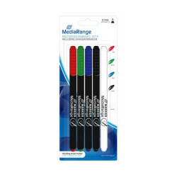 MediaRange Multimedia markers, with eraser marker, Set 5