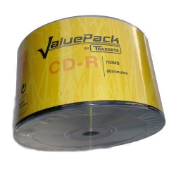 CD-R 52x 700MB Traxdata ValuePack Pack 50 uds (Ed. Limitada)