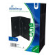 Pack 5 MediaRange DVD Case for 1 disc, 14mm, black