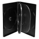 Pack 5 MediaRange Capa DVD para 6 discos, 22mm, Preta
