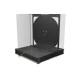 Pack 5 MediaRange CD Jewelcase for 2 disc, 10.4mm, black tray
