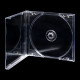 Alta Calidade - Caja CD Jewelcase 10.4mm para 1 CD/DVD Transparente