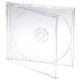 Pack 100 - Alta Calidad - 10.4mm CD Jewelcase para 1 CD/DVD Transparente