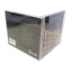  Pack 100 - CD Jewelcase 2 disc, 10.4mm, black tray