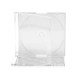CD Slimcase for 1 disc, 5.2mm, bandeja frosted/transparent