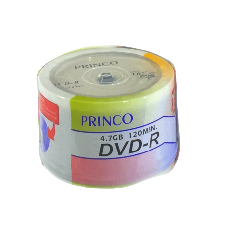 Princo DVD-R 16X Speed- 120m - Pack 50