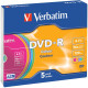 Verbatim DVD-R AZO 4.7GB 16X COLOUR SURFACE Slimcase Pack 5