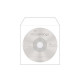 MediaRange Paper sleeves for 1 disc, for Mini CD-R and Mini DVD-R, with flap and window, white, Pack 50