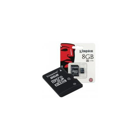 Kingston SDC4/8GB Micro SDHC 8GB Clase 4 + Adaptador SD