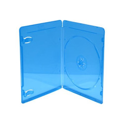 BD caja para 1 disco, 7mm, Azul, Pack 50