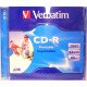 Verbatim CD-R 52x FF Printable AZO Caja Jewel,ID Branded - 10 uds