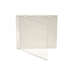 Pack 100- CD Slimcase 5,2mm para 1 CD/DVD Blanca