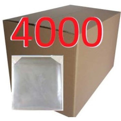 4000 Bolsas Plastico Mate para CD/DVD individuais