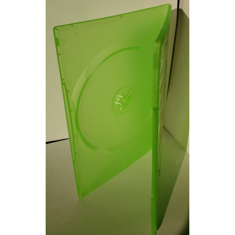 7mm Caja DVD slim para 1 Disco Verde