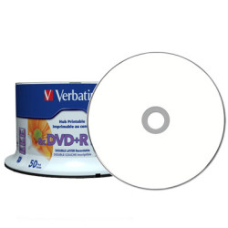 DVD+R DL Verbatim 8x Dual Layer Printable 50 uds