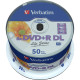 DVD+R DL Verbatim 8x Doble Capa Printable 50 uds