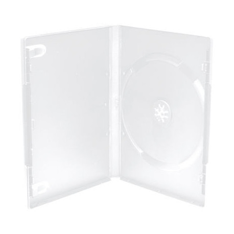 Estuche DVD 1 Disco 14mm Transparente Calidad Mediarange
