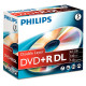 Philips DVD+R 8,5GB DL 16x jEWELCASE 5 UNIDADES
