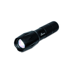 MediaRange LED flashlight with powerbank, 1.800mAh battery, black