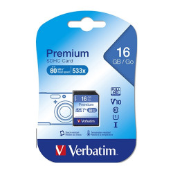 Verbatim Premium SDHC 16GB Class 10