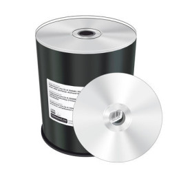Professional Line CD-R 700MB|80min 52x speed, inkjet fullsurface printable, silver, wide sputtered, diamond dye, Cake 100