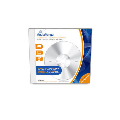 MediaRange CD|DVD|BD Limpa Lentes laser com escovas antiestáticas