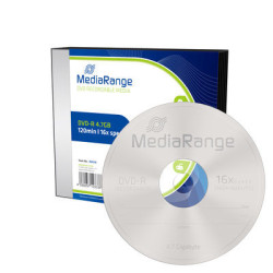 MediaRange DVD-R 4.7GB|120min 16x speed, Slimcase Pack 5