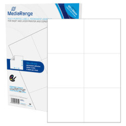 MediaRange Multi-purpose labels, permanent adhesive, 105x99mm, white, 300 labels