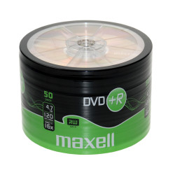 DVD+R Maxell 4.7GB|120min 16x Pack 50