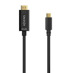 Cable Conversor USB-C a HDMI 4K@30HZ - USB-C/M-HDMI/M - 1.8M - Color Negro
