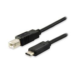 Cabo USB-B Macho a USB-C Macho 2.0 1m