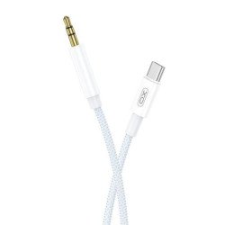 Cable Trançado USB-C Macho a Mini Jack 3.5mm Macho - 1m