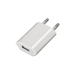 Mini Chargeur USB - 5V/1A - Couleur Blanc, Aisens