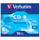 Verbatim CD-R 800MB 40X EXTRA PROTECTION SURFACE Jewelcase Pack 10