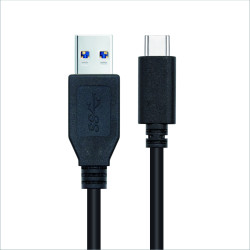 Nanocable Cable USB-C 3.1 Gen2 10Gbps Macho a USB-A Macho 1.50m