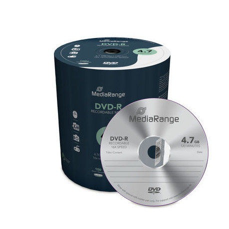 MediaRange DVD-R 4,7GB 16x Cake 100