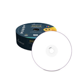 MediaRange DVD+R 4.7GB|120min 16x speed, inkjet fullsurface printable, Cake 25