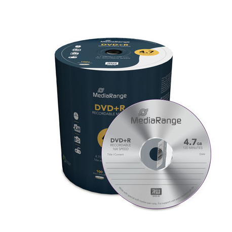 MediaRange DVD+R 4,7GB 16x Cake 100