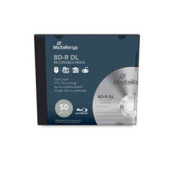 MediaRange BD-R Dual Layer 50GB 6x speed, single jewelcase