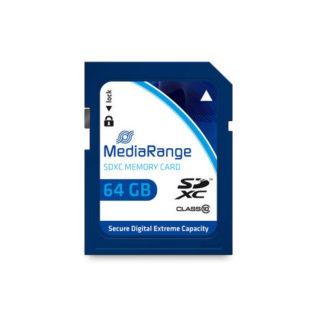 MediaRange SDXC™ memory card, Class 10, 64GB