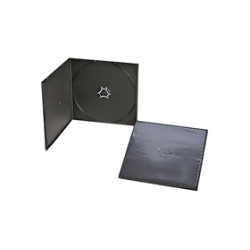 Pack 200 Caixas CD/DVD 5.2mm Half Size para 1 disco