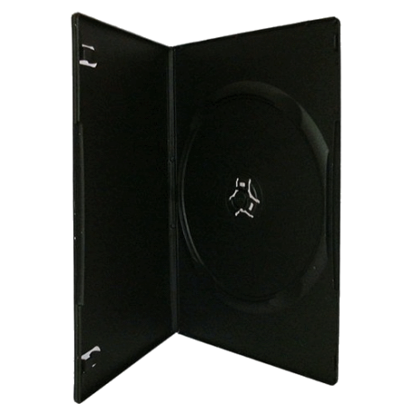 9mm Caja DVD para 1 Disco Negra