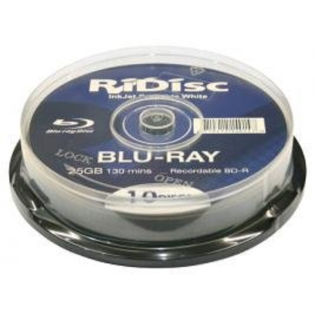 RIDISC BD-R 25GB 6x speed, Cake 10