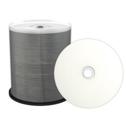 Prof. Line CD-R 700MB 80min 52x, inkjet FF printable, white, MRPL501-C, wide sputtered, Cake 100