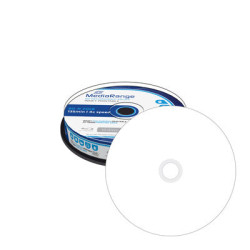 MediaRange BD-R 25GB 4x Inkjet Fullsurface Printable Cake10