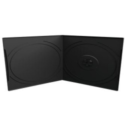 CD/DVD Box 7mm, Pocket-Sized, 1 Disc, Black